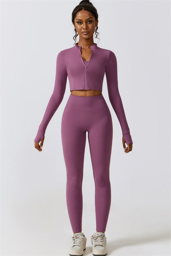 Seamless Performance Activewear 3-Piece Set