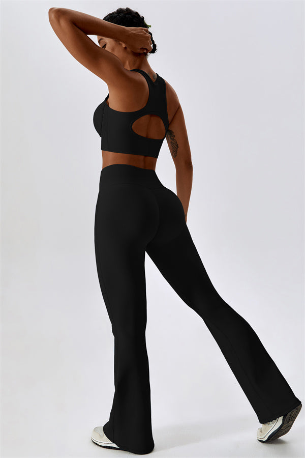 Flared High-Waist Sculpt Leggings