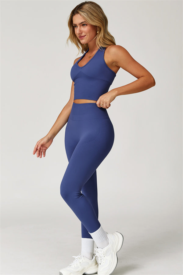 Halter Neck Sculpt Set – Seamless 2-Piece