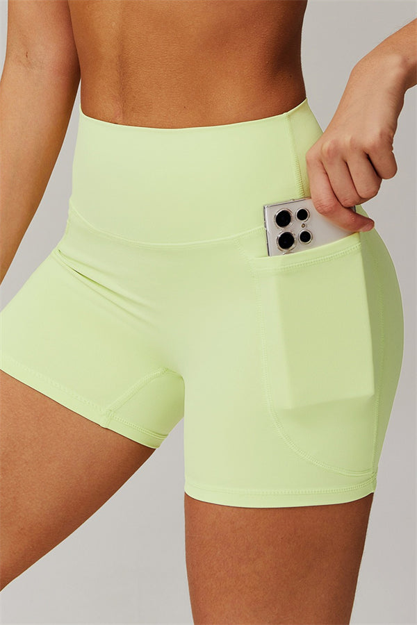 Peachy Fit High-Rise Shorts