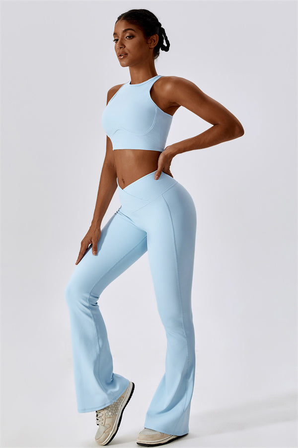 Flared High-Waist Sculpt Leggings