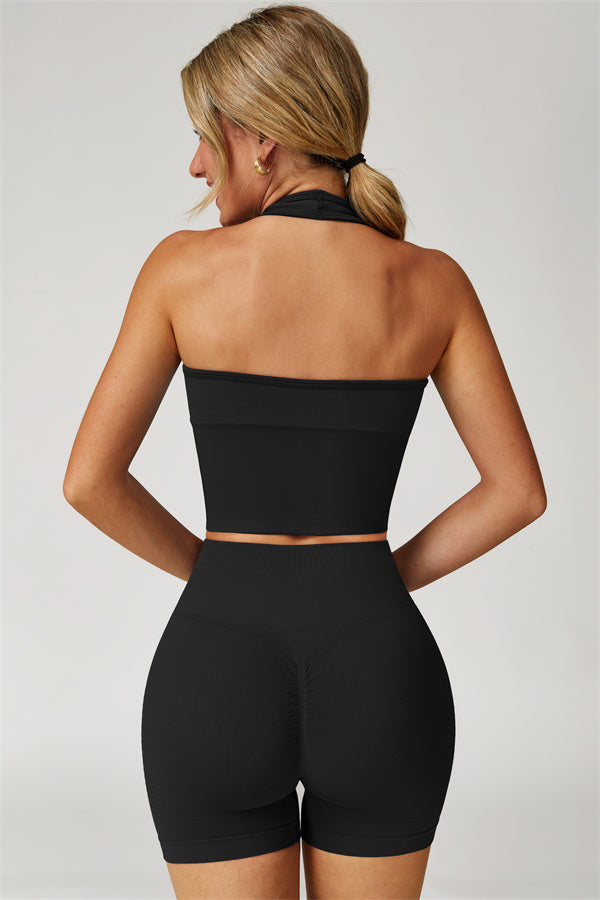 SculptFit Cut-Out Halter Top