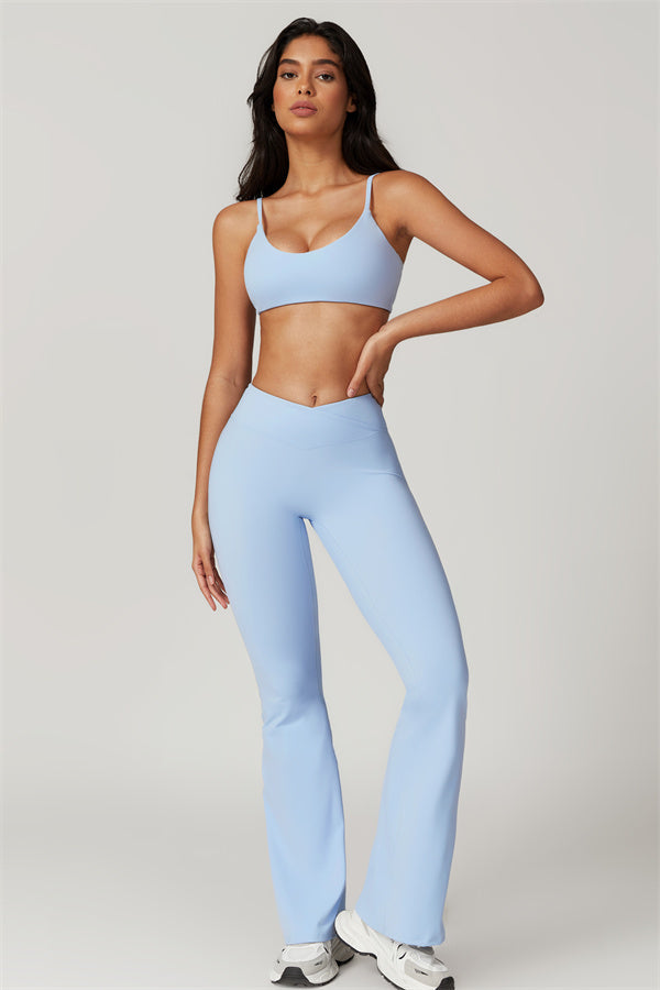 Flared High-Waist Sculpting Leggings