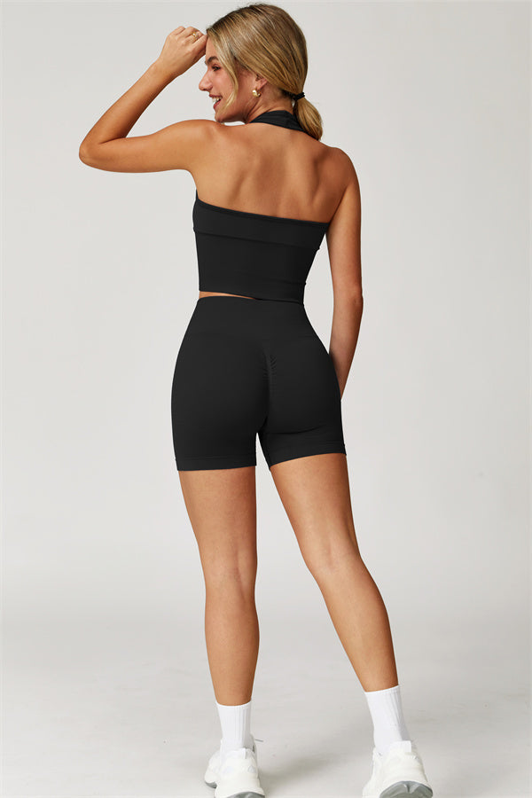 SculptFit Cut-Out Halter Top