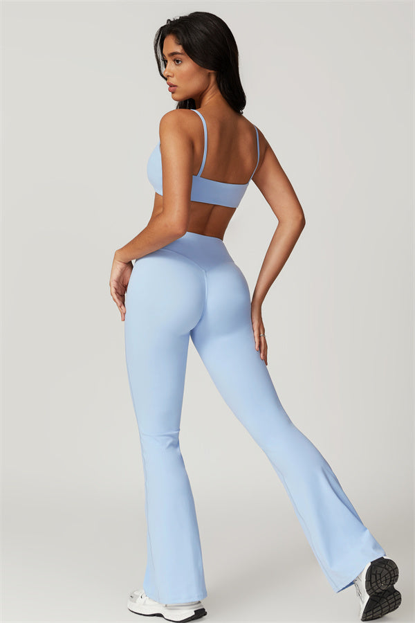Flared High-Waist Sculpting Leggings