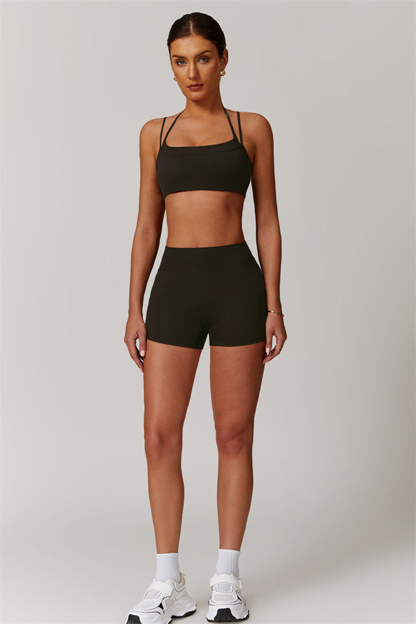 Sculpting High-Waist Active Shorts