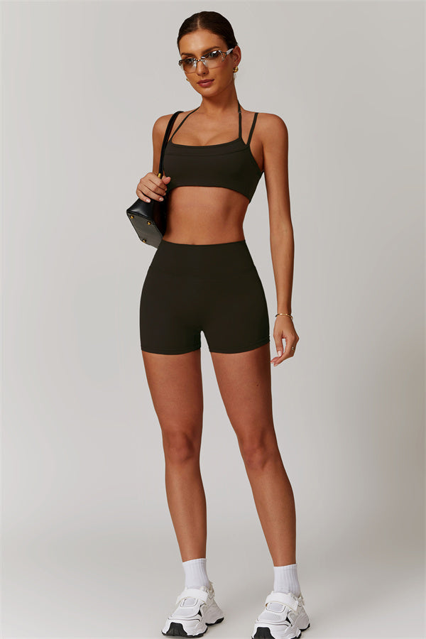 Sculpting High-Waist Active Shorts