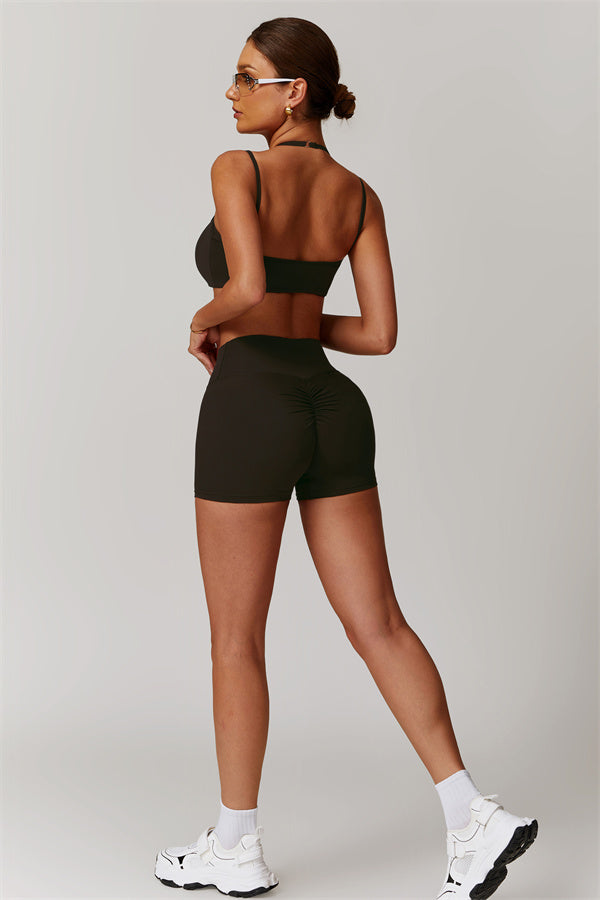 Sculpting High-Waist Active Shorts