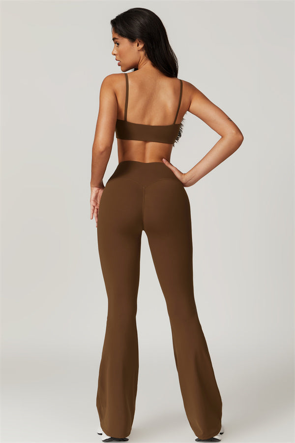 Flared High-Waist Sculpting Leggings
