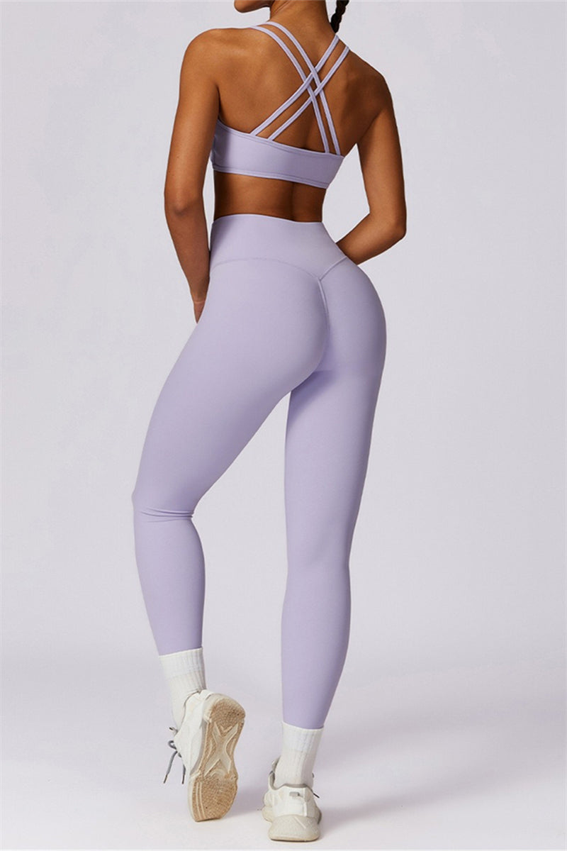 Ruched Back Performance Leggings