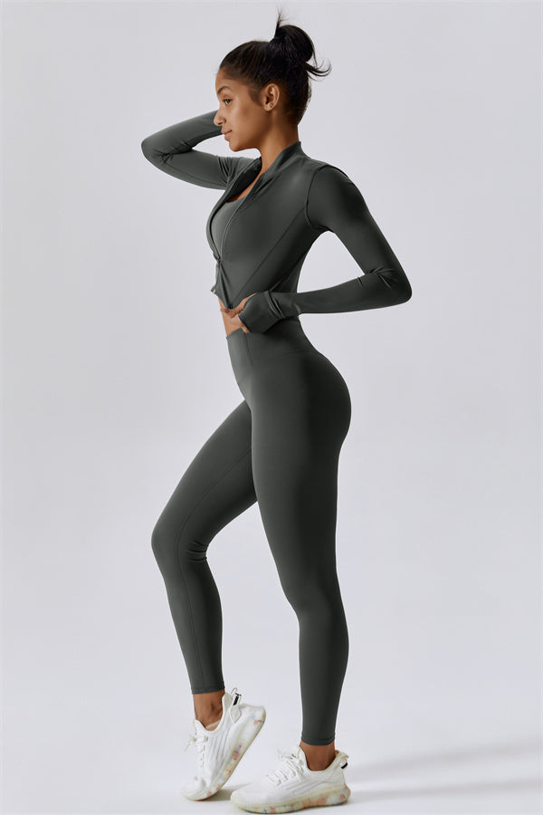 Premium Seamless 3-Piece Activewear Set