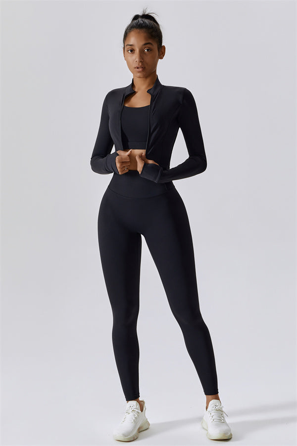 Premium Seamless 3-Piece Activewear Set