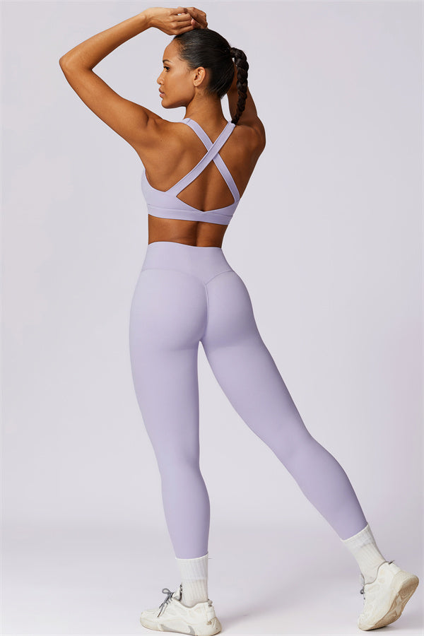 Ruched Back Performance Leggings