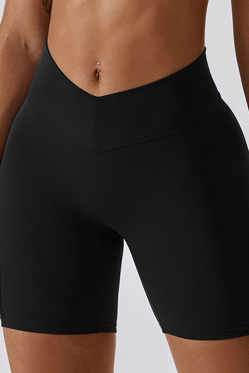 V-Waist Sculpting Workout Shorts