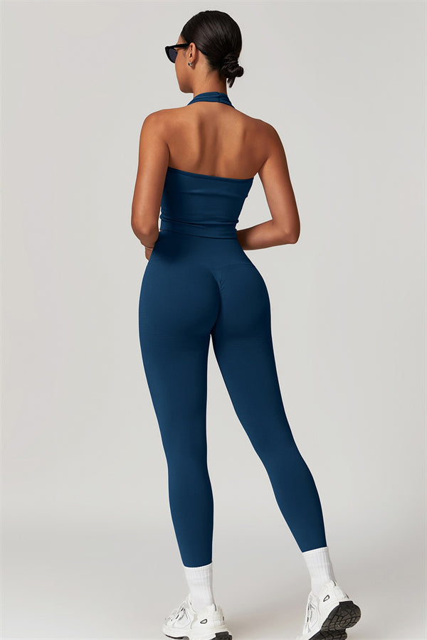 Halter Neck Sculpt Set – Seamless 2-Piece