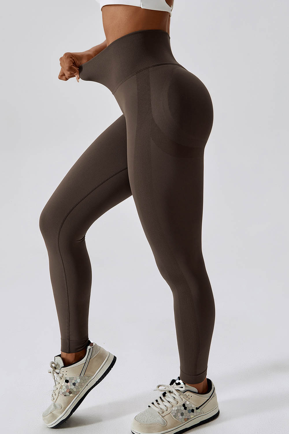 Breathable Mesh Side Leggings