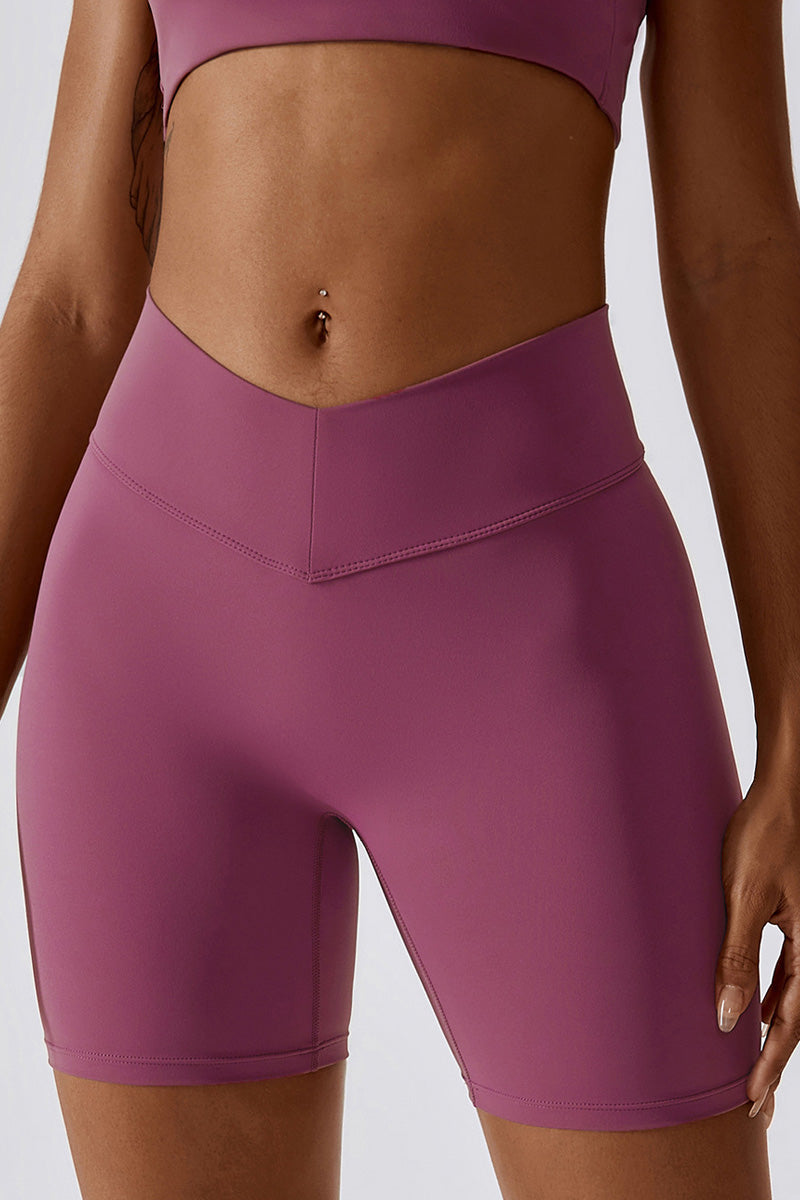 V-Waist Sculpting Workout Shorts