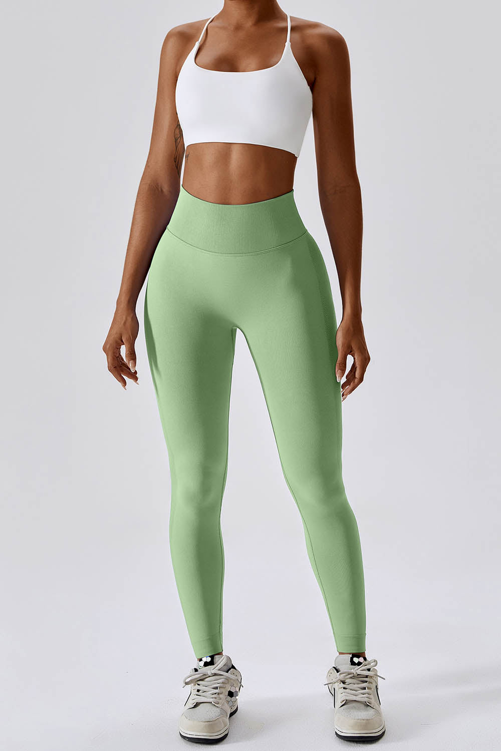 Breathable Mesh Side Leggings