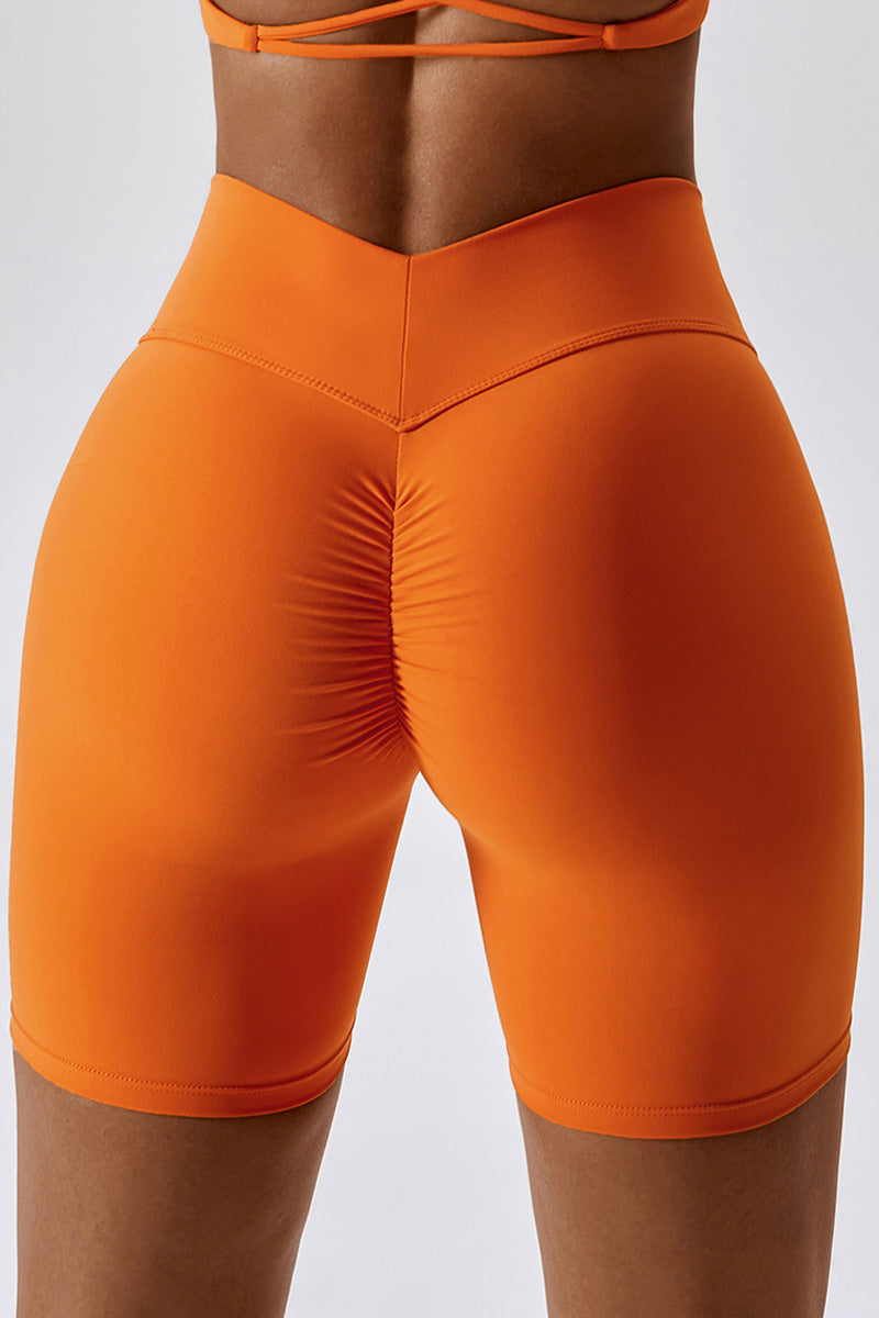 V-Waist Sculpting Workout Shorts