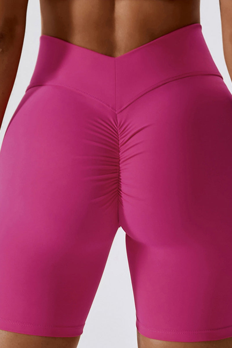 V-Waist Sculpting Workout Shorts