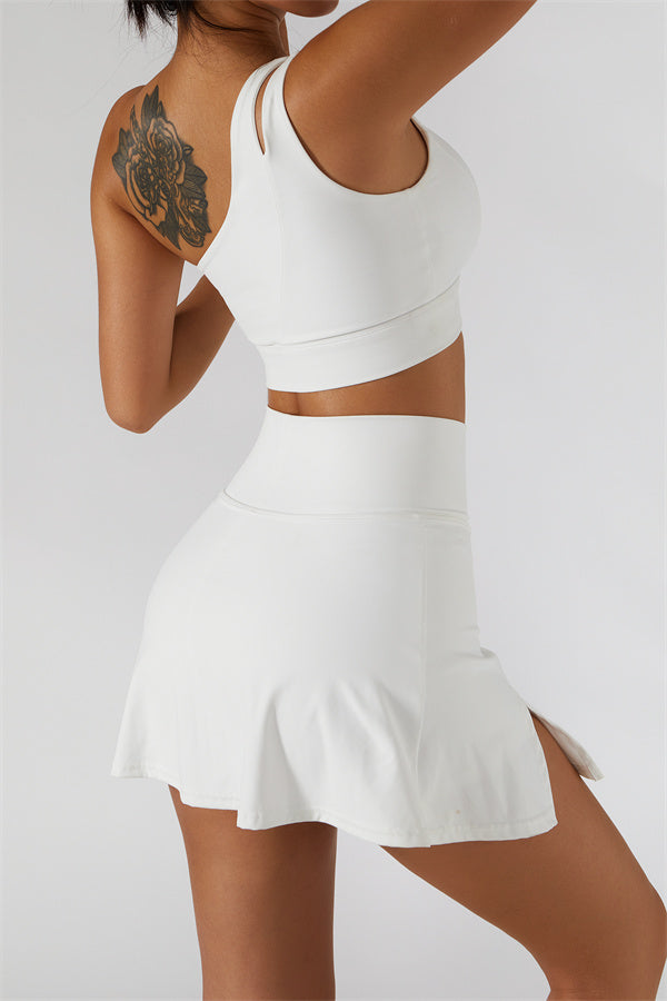 One-Shoulder Dual-Strap Sports Bra