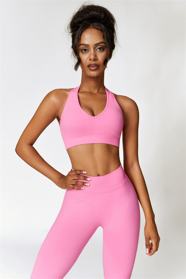 Halter Neck Curves Sports Bra