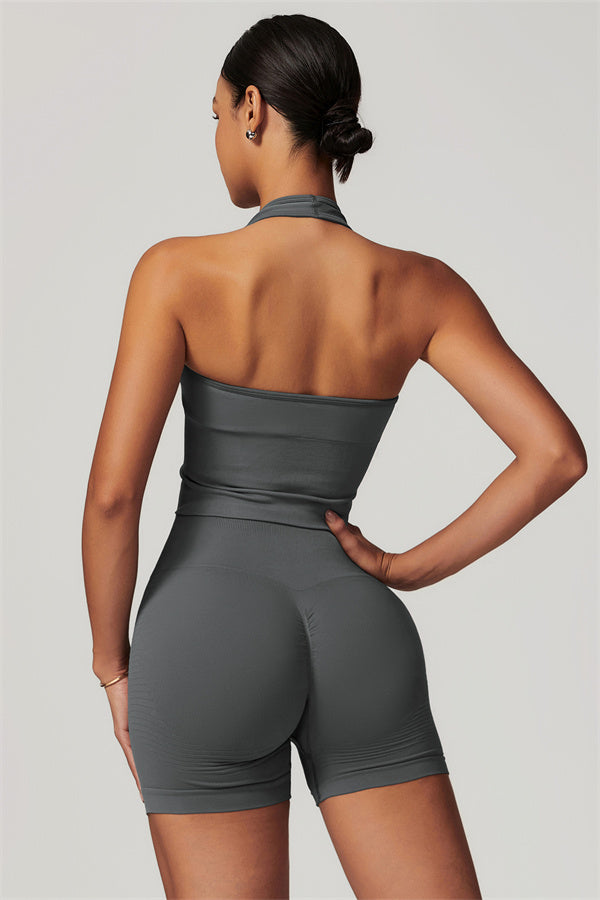 SculptFit Cut-Out Halter Top