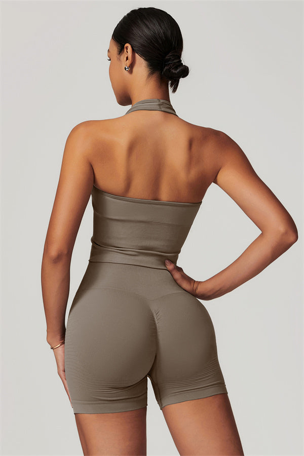 SculptFit Cut-Out Halter Top