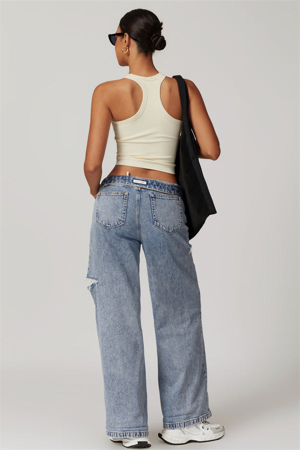 Criss-Cross Back Crop Top