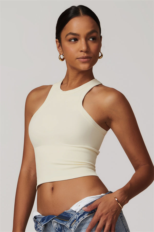 Criss-Cross Back Crop Top