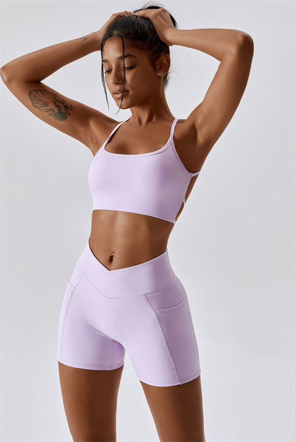 CrossBack Luxe Sports Bra