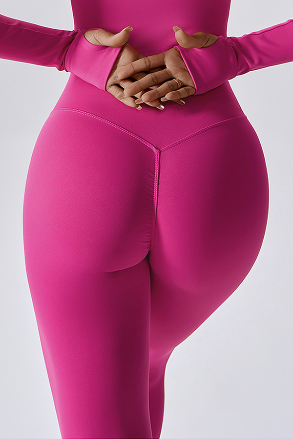 Ruched Back Performance Leggings