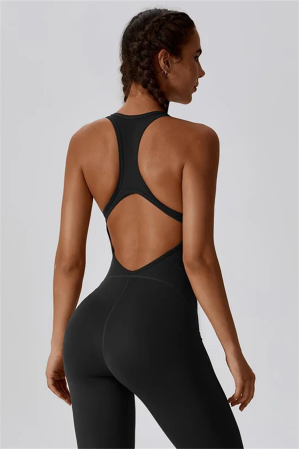 SculptFit Cutout Back Jumpsuit