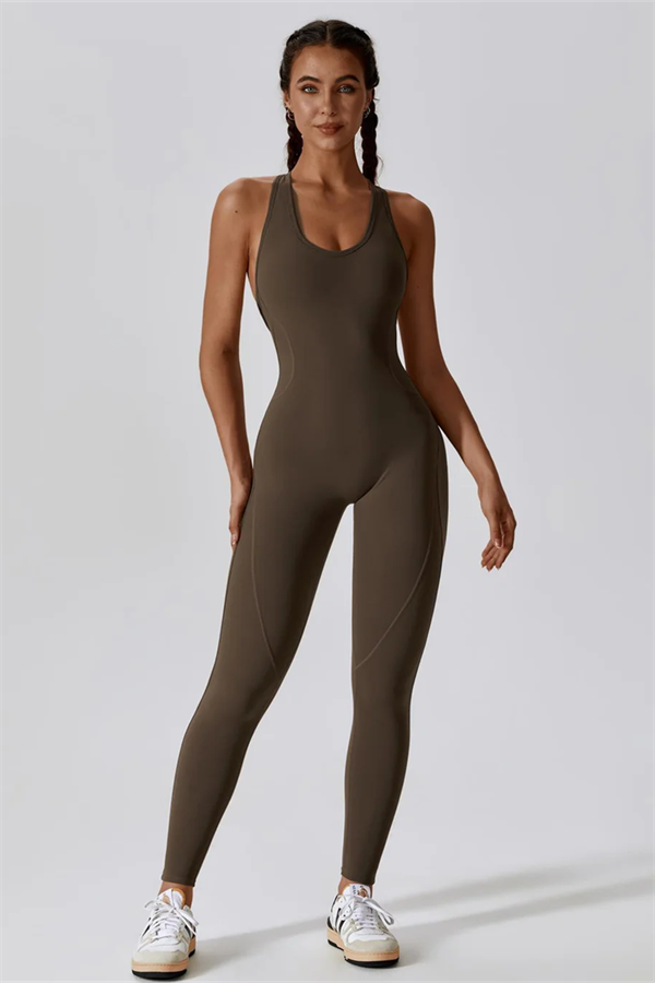 SculptFit Cutout Back Jumpsuit