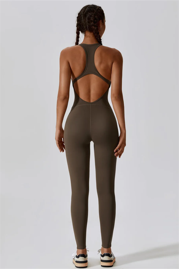 SculptFit Cutout Back Jumpsuit