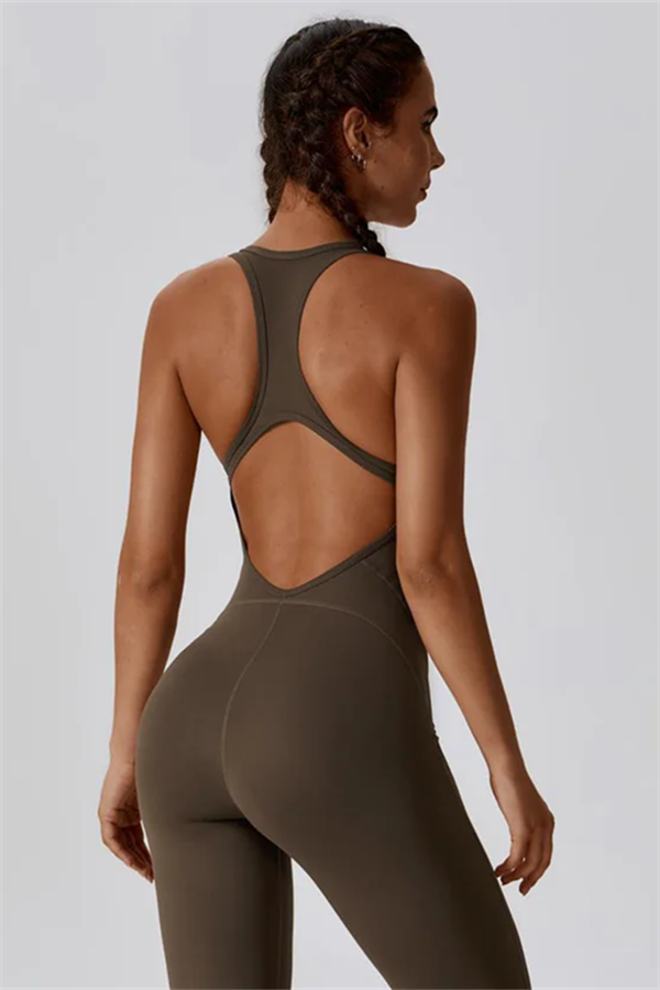 SculptFit Cutout Back Jumpsuit