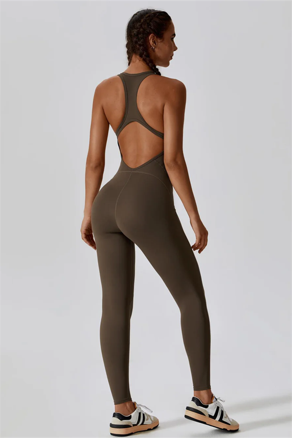 SculptFit Cutout Back Jumpsuit