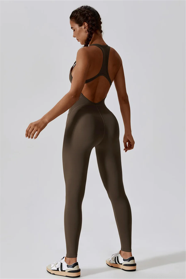 SculptFit Cutout Back Jumpsuit