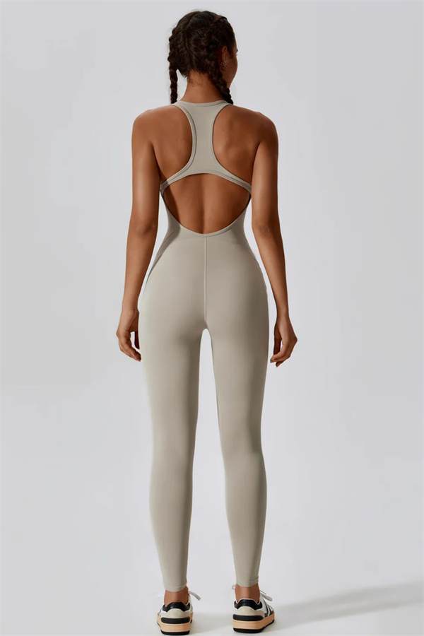 SculptFit Cutout Back Jumpsuit