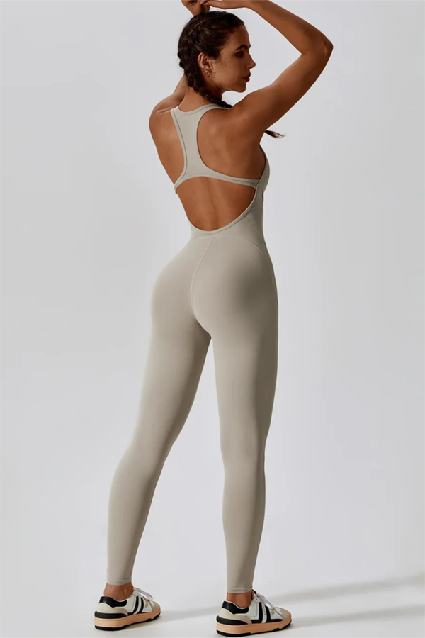 SculptFit Cutout Back Jumpsuit