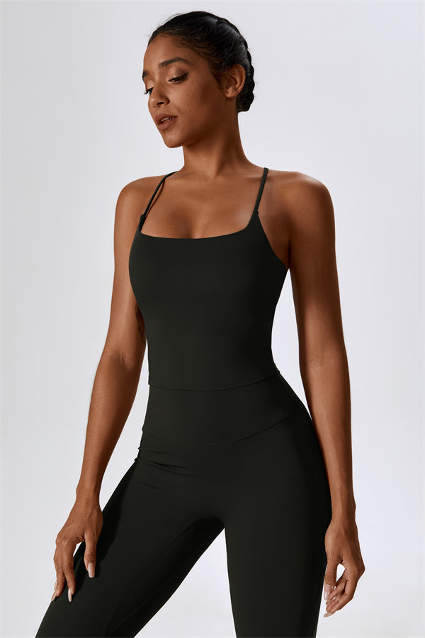 Extended Cross-Back Sports Bra