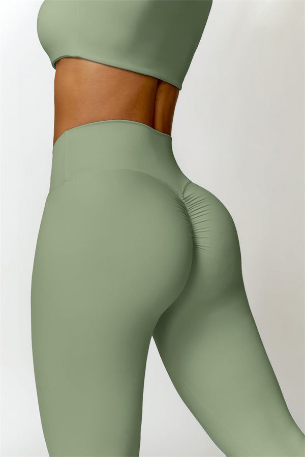Seamless Long Sleeve Crop Top & Leggings Set