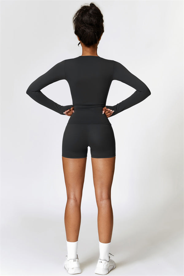 Seamless Long Sleeve Crop Top