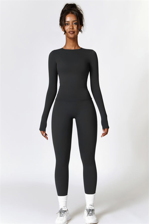 Seamless Long Sleeve Crop Top
