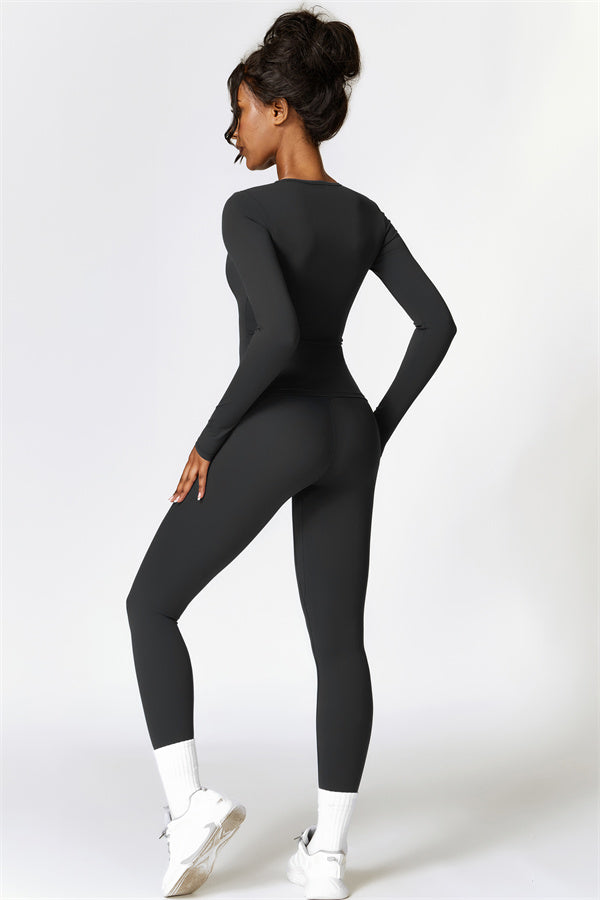Seamless Long Sleeve Crop Top