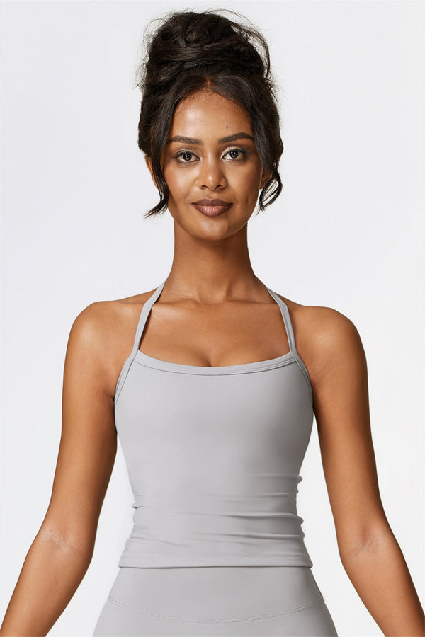 Crisscross Back Sculpting Crop Vest