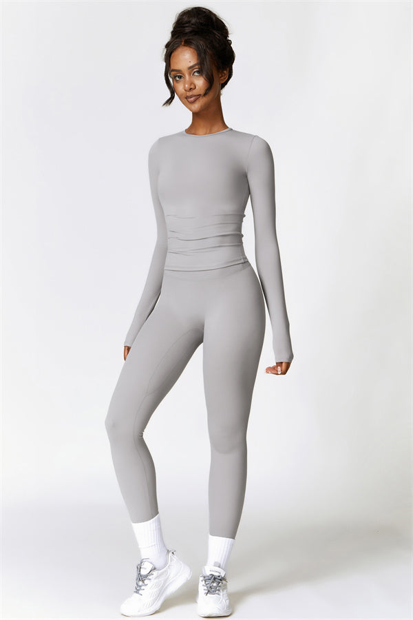 Seamless Long Sleeve Crop Top