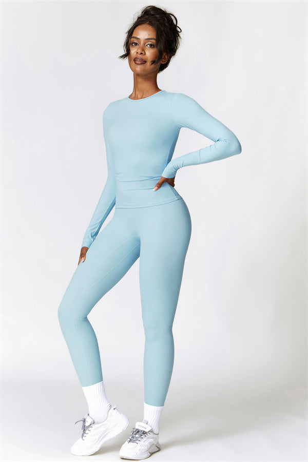 Seamless Long Sleeve Crop Top