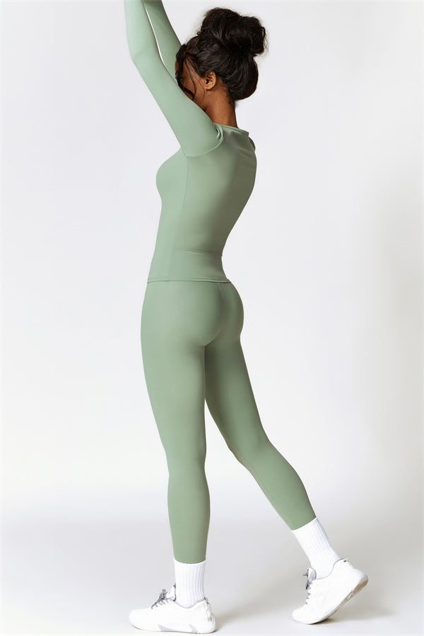 Seamless Long Sleeve Crop Top