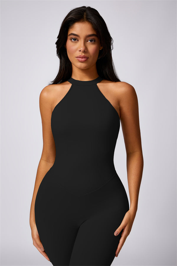 Sculpted Back Cutout Jumpsuit